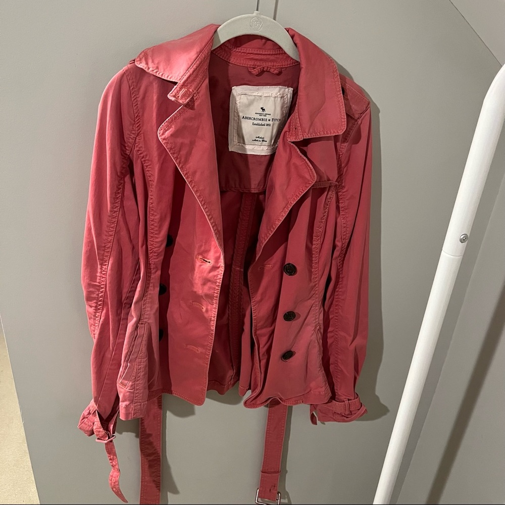 Abercrombie and Fitch Coral Jacket Size Medium